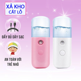 Máy phun sương nano cấp ẩm cho da, chống lão hóa - máy xịt khoáng [ Bảo hành 3T]