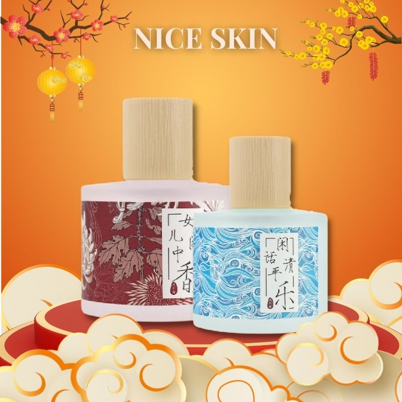 Nước hoa nữ Ixiang chai mờ, nắp gỗ, mùi hương cổ điển, kiêu sa, quyến rũ 50ml - Nước hoa chính hãng nội địa Trung