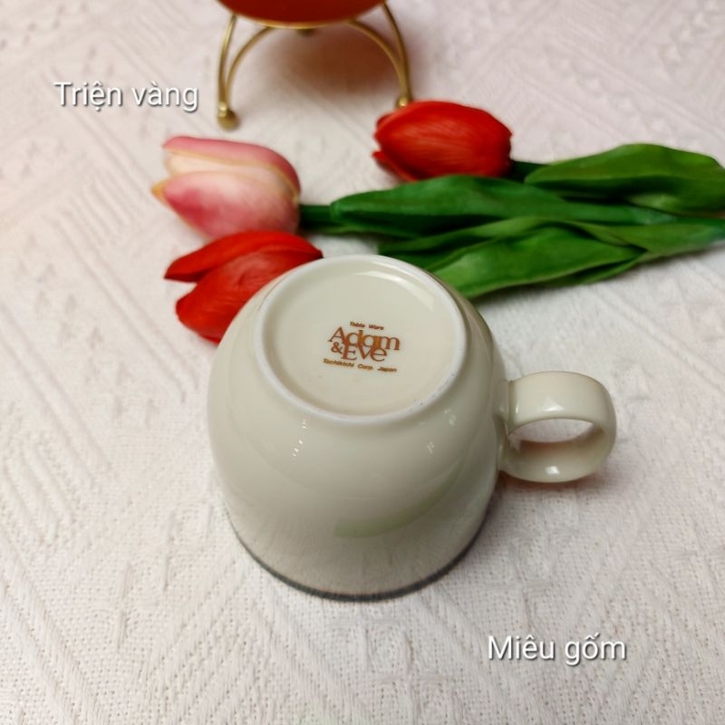 Tách lẻ Adam & Eva viền vàng mới