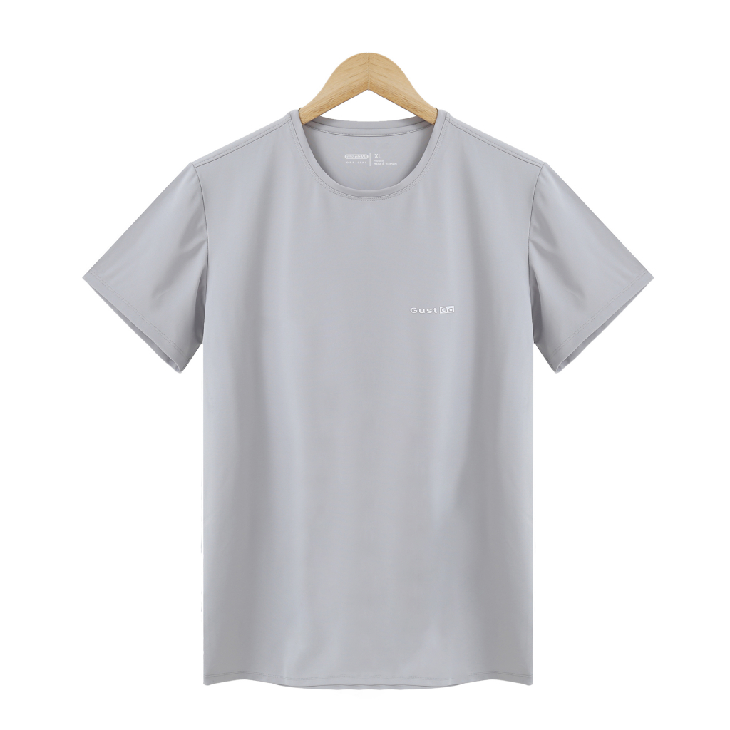 Áo Thun Trơn NAM Cao Cấp GUSTGO Chất Liệu Thoáng Mát Thoải Mái - 3 màu - Chất Cotton Nam Nữ Thời Trang