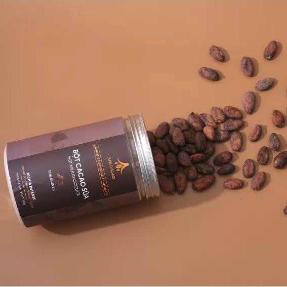 Bột socola nóng - Cacao sữa Bản cacao - Hot milk chocolate - Thức uống đậm vị Socola