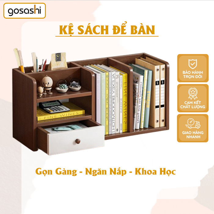 Kệ Sách Gỗ Để Bàn, Tủ Hồ Sơ Tài Liệu Để Phòng Làm Việc