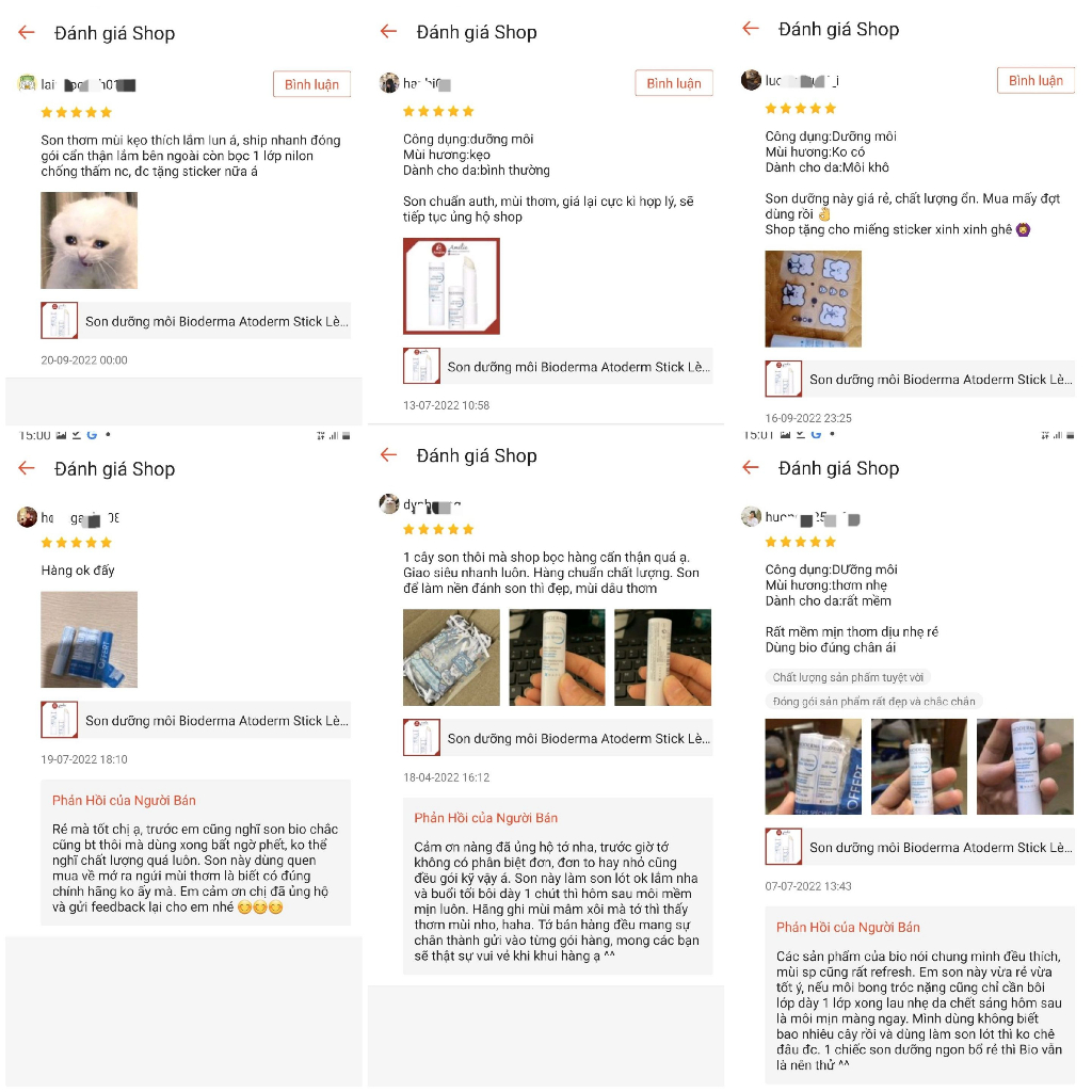 Son dưỡng môi Pháp B.I.O Atoderm Stick Lèvres cho môi khô nứt nẻ 4g