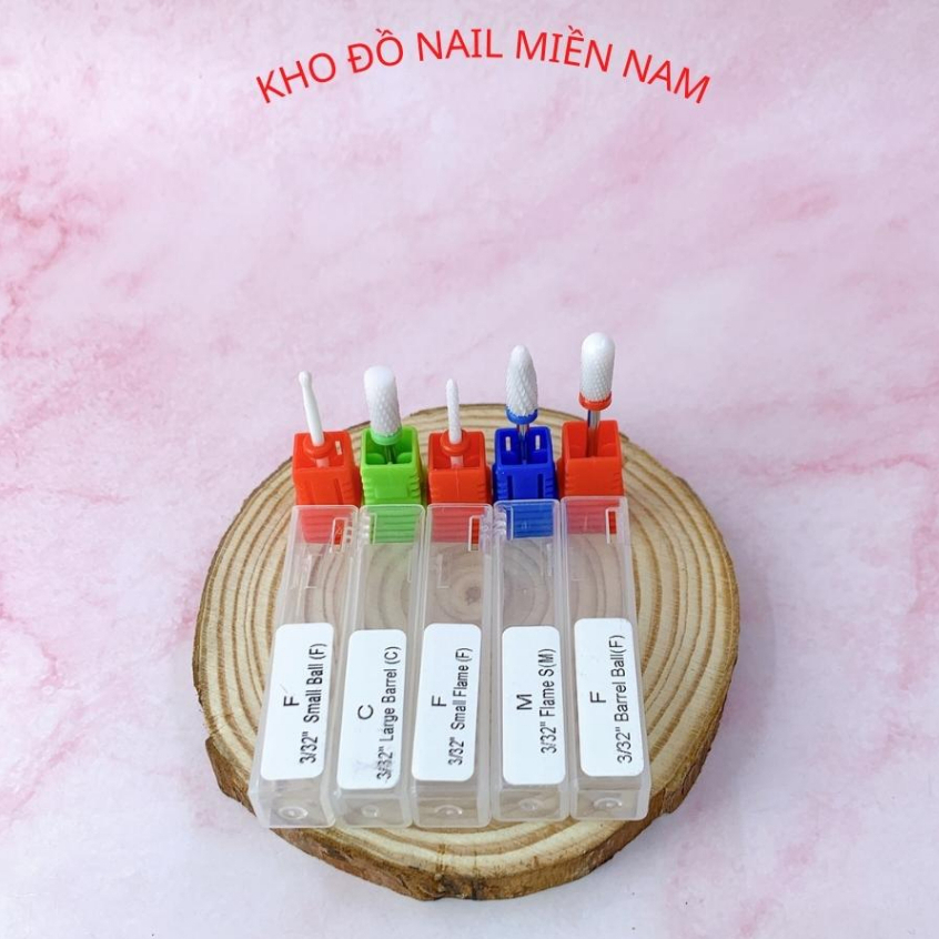 Đầu Mài Sứ Mài Da Mài Khóe Phá Gel Phá Bột Cho Móng