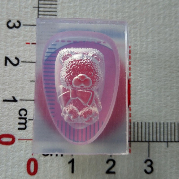Khuôn charm gấu bột cho nail