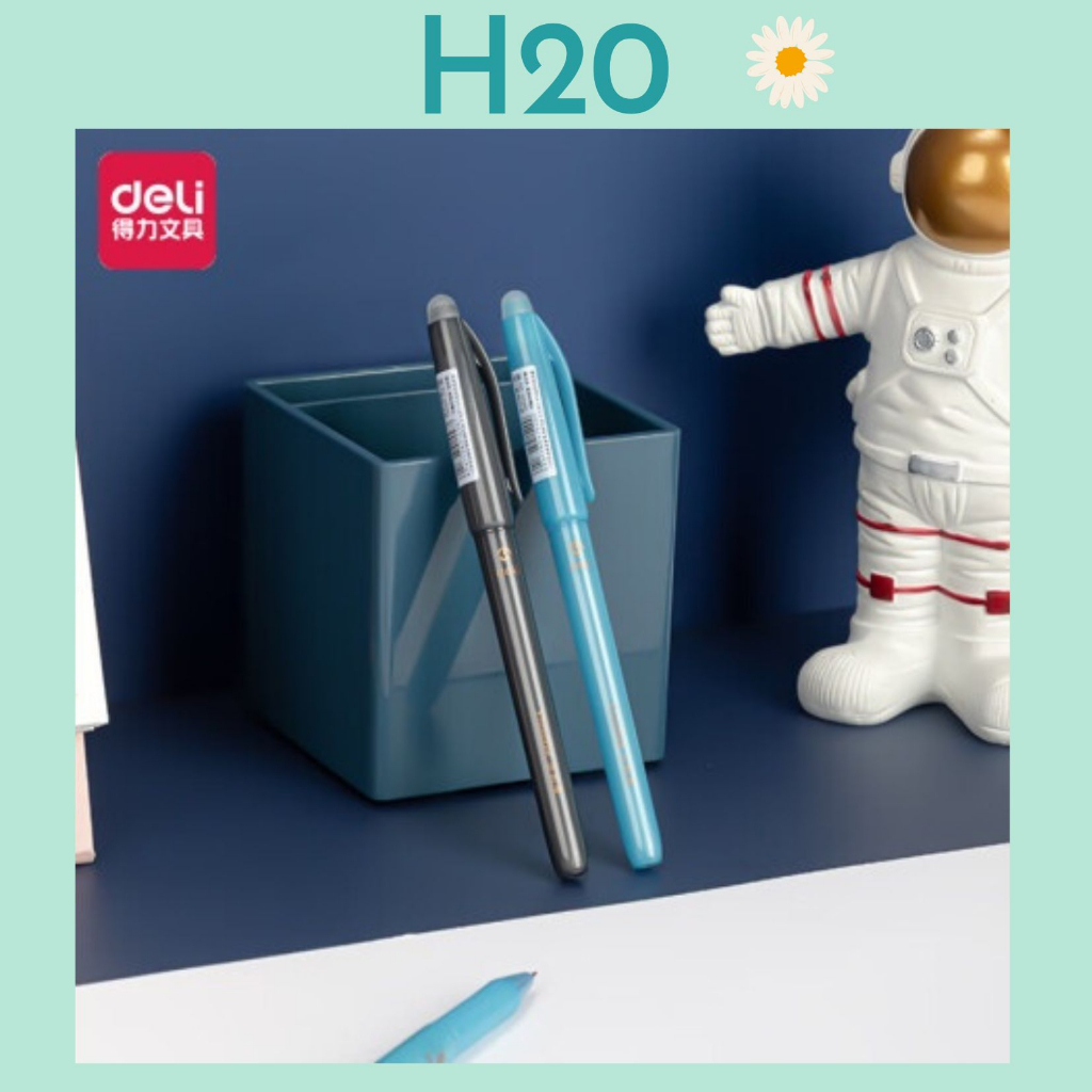 Bút nước gel xóa được Deli SA108 Ngòi 0.5mm - Đầu tẩy , tiện dụng