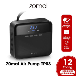 Bơm Lốp Ô Tô - Bơm Lốp Xe Hơi Siêu Nhanh 70 Mai Chính Hãng Bảo Hành 12 Tháng