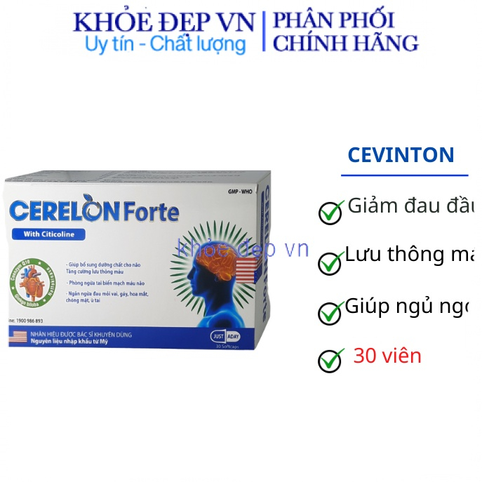 CERELON FORTE- Hộp 30 viên