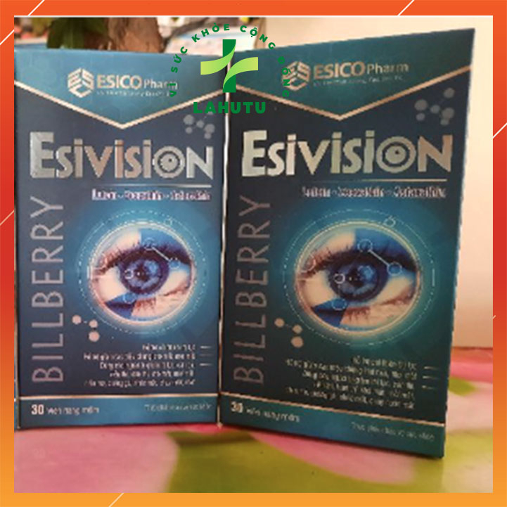 ESIVISION Viên uống Bổ mắt Hỗ trợ nhức mỏi LAHUTU [Hộp 30viên]