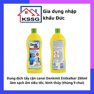 Dung dịch tẩy cặn canxi Denkmit Entkalker 250ml làm sạch ấm siêu tốc, bình thủy