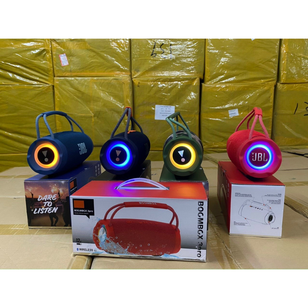 Loa Bluetooth JBL Boombox 3 Siêu Bass - Dùng Được Usb Thẻ Nhớ Cổng 3.5 - Bảo hành 12 tháng