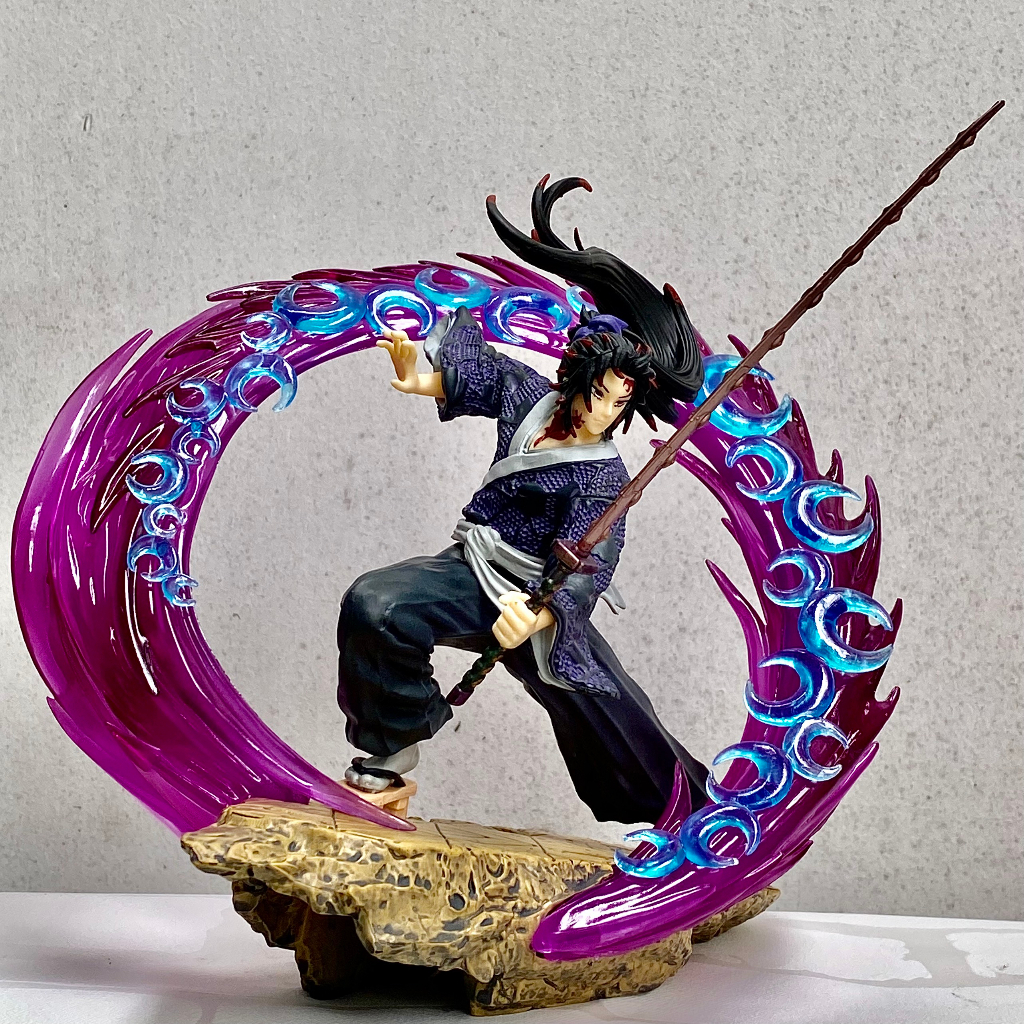 Mô hình thượng huyền nhất Kukoshibo có LED - Kokushibo cao 22cm - Mô hình kimetsu no yaiba - thượng huyền nhất