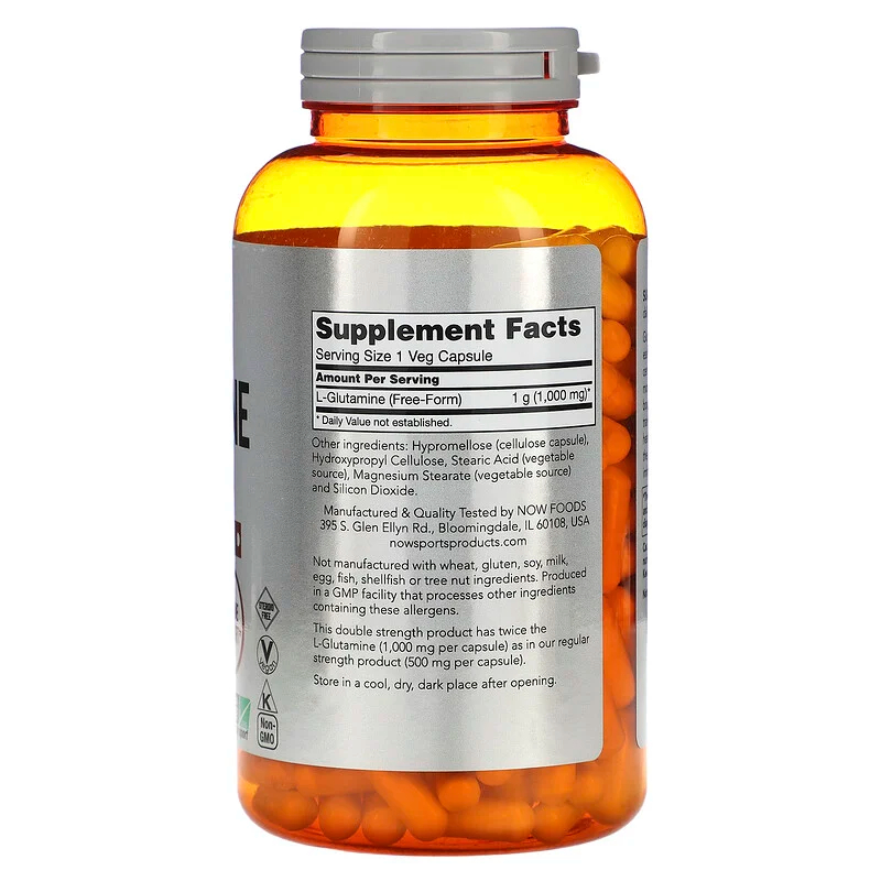 Viên uống Sports, L-Glutamine 1000 mg NOW Foods  - iHerb Việt Nam