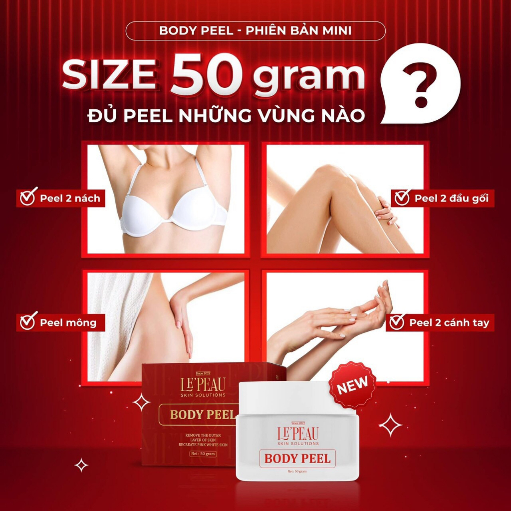 [Che SP] Peel nách retinol, peel body trắng da mờ thâm, dưỡng trắng, kem dưỡng ẩm tái tạo da hiểu quả 50g | BigBuy360 - bigbuy360.vn