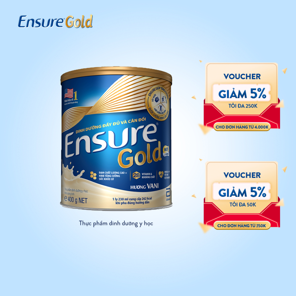 Sữa bột ensure gold abbott hmb 400g - ảnh sản phẩm 1