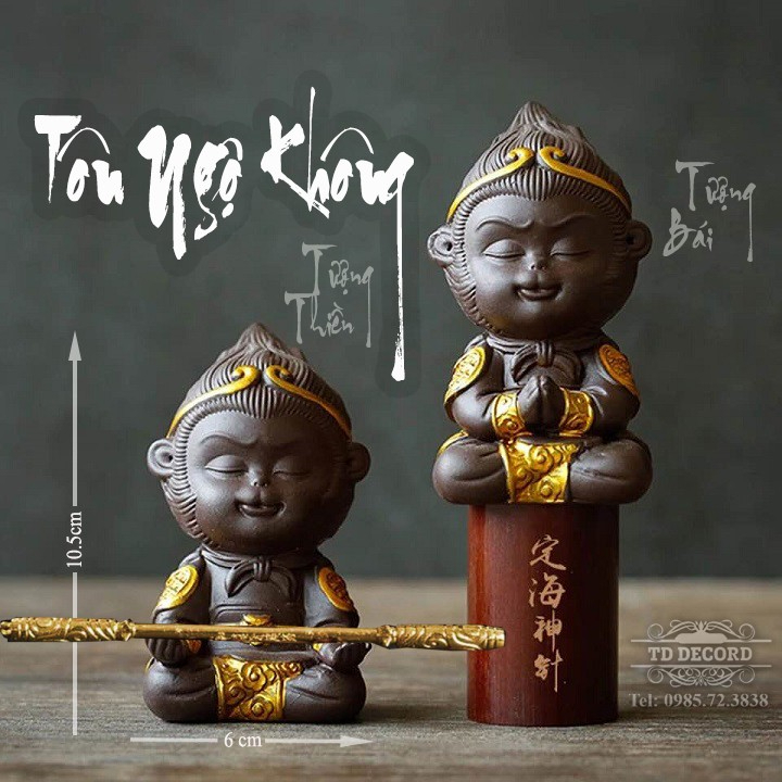 Tượng Tôn Ngộ Không Bái, Tượng Tôn Ngộ Không Thiền Bằng Gốm