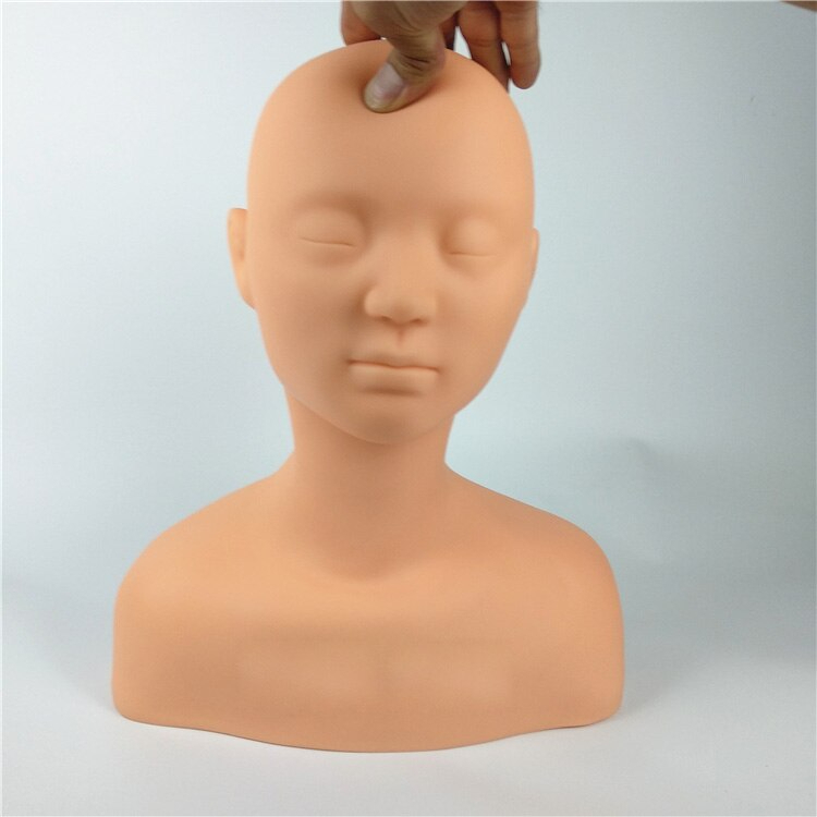 Đầu manocanh nửa người dạy học viên massage cổ vai gáy, masage mặt, Trang Điểm chuyên dùng trong spa & thẩm mỹ viện