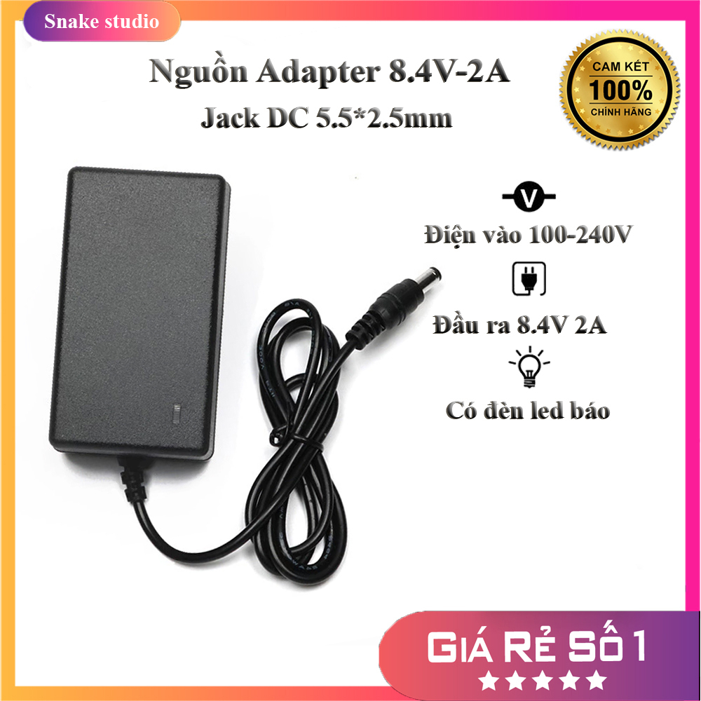 Adapter Nguồn Tự Ngắt 8.4V 2A
