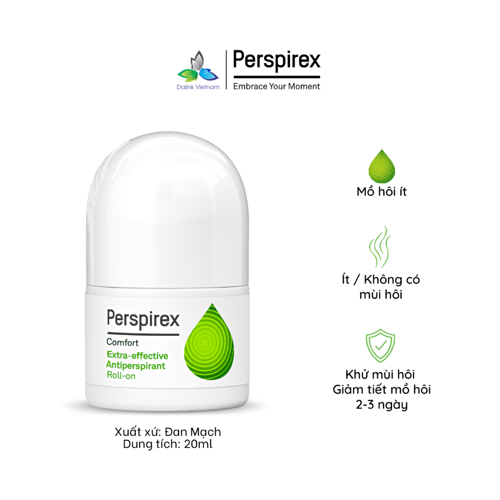 Perspirex chính hãng: giảm tiết mồ hôi và khử mùi hôi hàng đầu thế giới