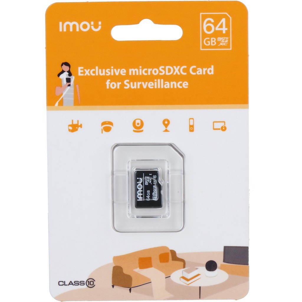 Thẻ Nhớ Micro SD 64Gb IMOU ST2-64-S1
