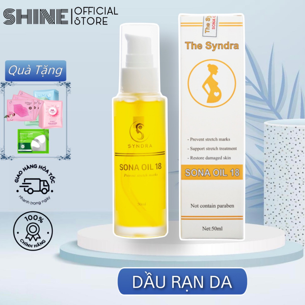 Dầu giảm rạn da cho mẹ bầu - Dưỡng ẩm làm đều màu da chống Nứt Nẻ Da