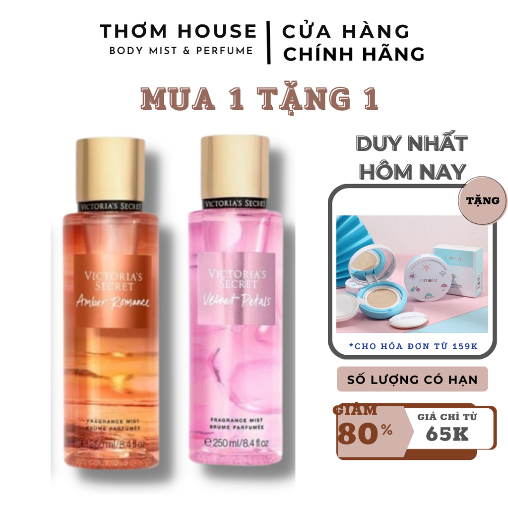 Xịt thơm toàn thân hương nước hoa Victoria’s Secret- Bodymist  hương nước hoa 236ml