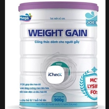 Sữa tăng cân Joemilky Weight Gain cho người gầy, trẻ em từ 1 tuổi trở lên [900gr/hộp]