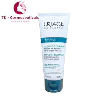 (CHÍNH HÃNG) Mặt Nạ, Tẩy Tế Bào Chết Cho Da Dầu, Mụn Uriage Hyséac Masque Gommant - 100ml