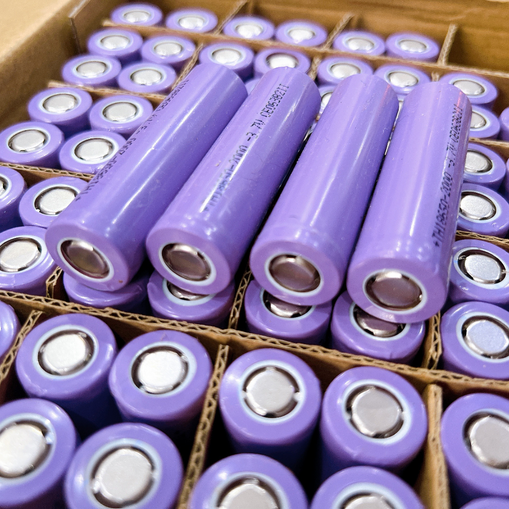 Cell Pin 18650 3.7v 1000mAh 5C Xả 10A Mới 100% - Cell 18650 VOTO - Cell 1000mah/hình ảnh thực tế