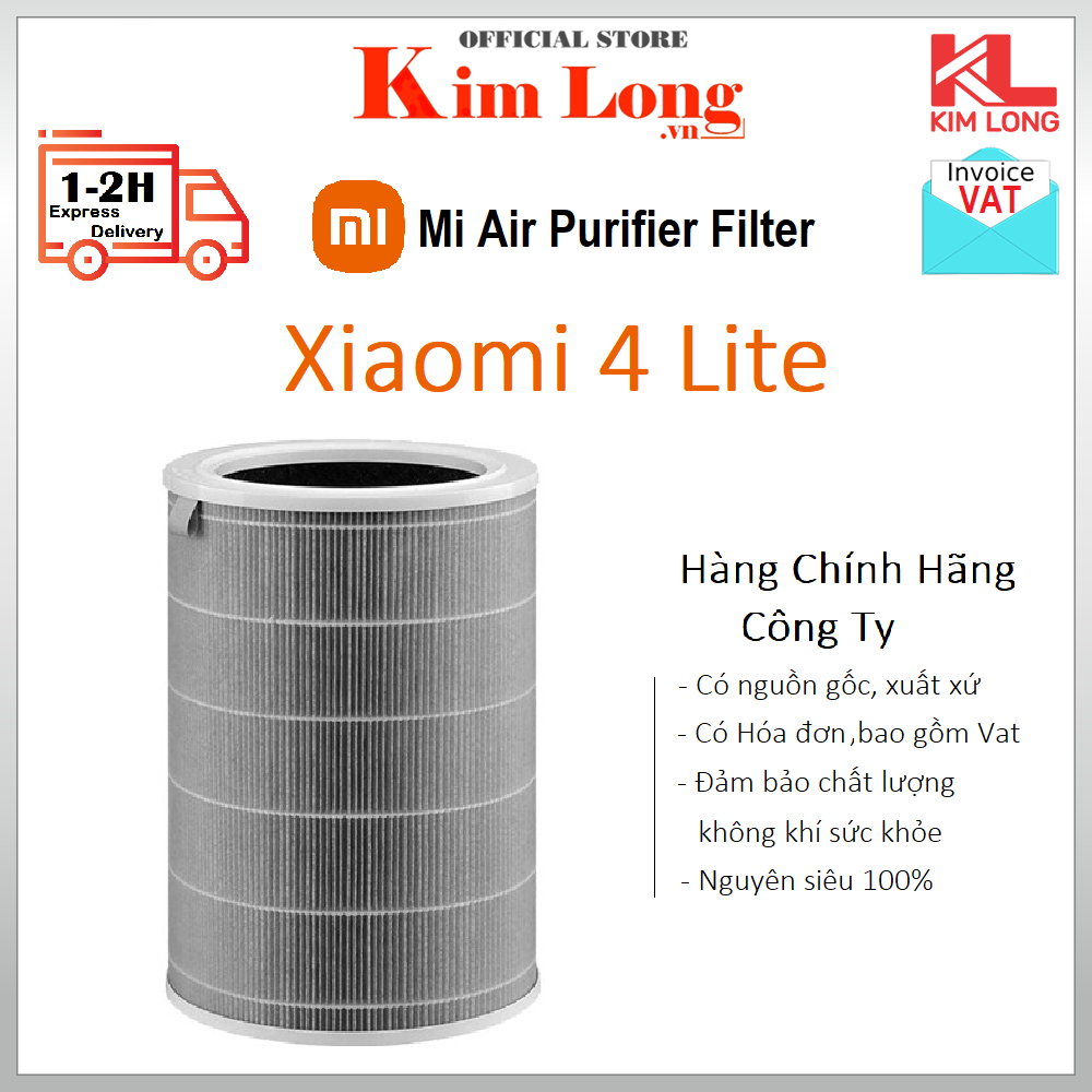 Lõi lọc Xiaomi 4 Lite - Mi Air Purifier 4 Lite Filter - Màng lọc Hepa, Kháng khuẩn, lọc bụi mịn M17-FLP-GL | BigBuy360 - bigbuy360.vn