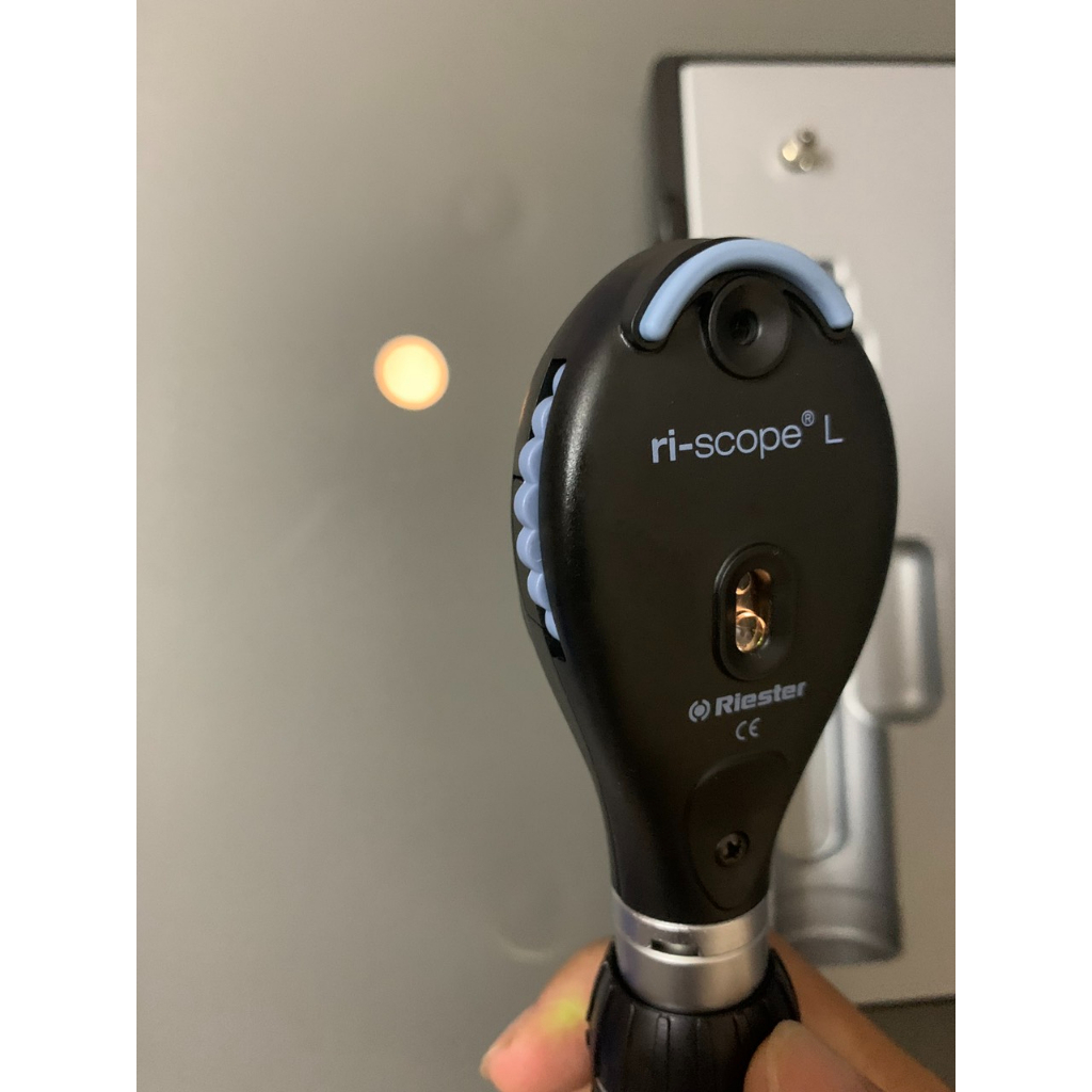 Đèn soi đáy mắt Ri-scope L, Riester/Đức