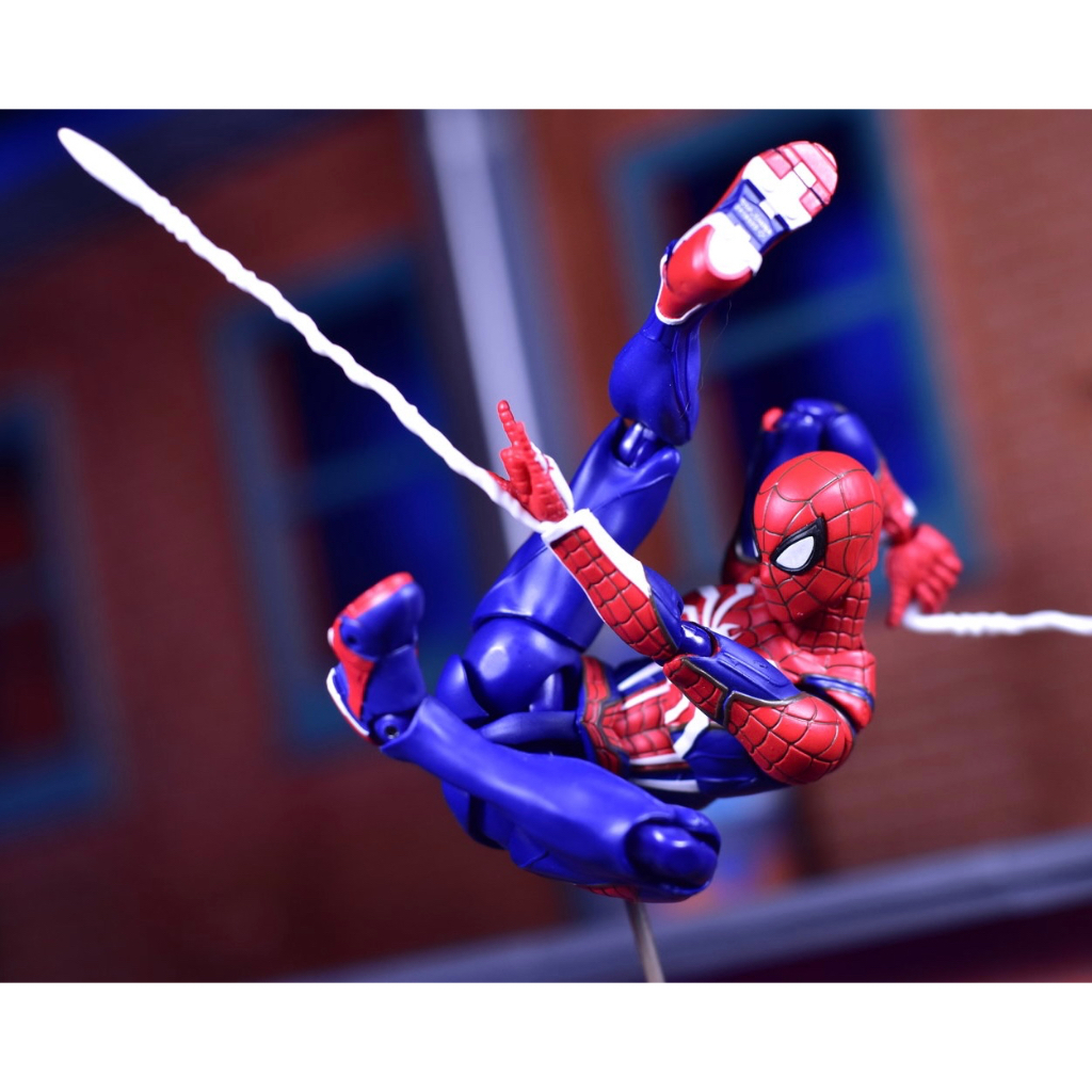 Mô Hình Spider Man PS4 SHF Có Khớp 16 cm