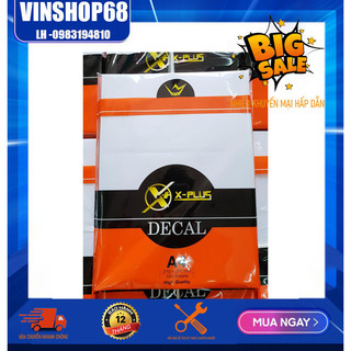 Tập 100 tờ Decal in mã vạch A4 - khổ tem 38x20 - Thông dụng