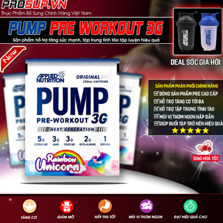 Sample Pre Workout - PUMP 3G - Applied Nutrition 1GÓI Sản Phẩm Hỗ Trợ Tăng
