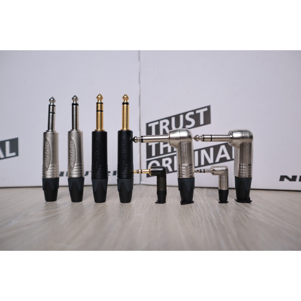 NP3X-B Jack âm thanh - Jack 6 Ly Stereo chân vàng Neutrik