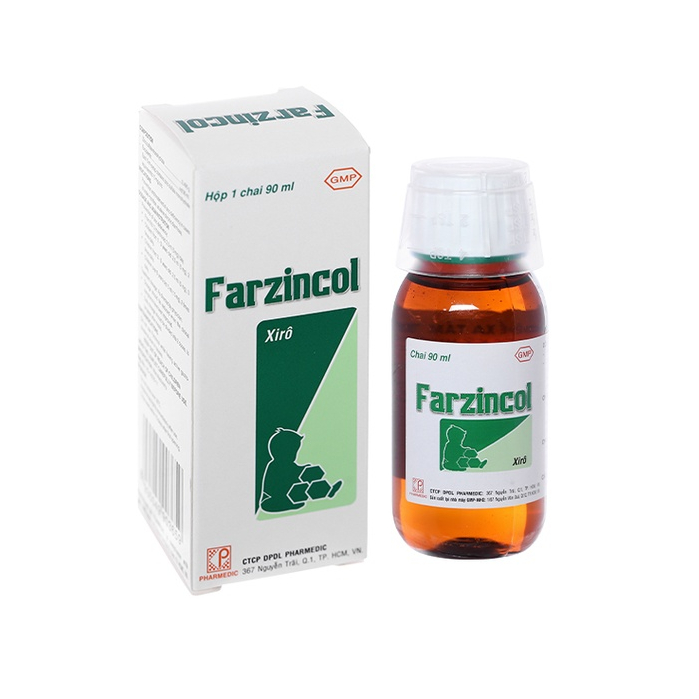 Siro/Viên uống Farzincol 10mg Bổ Sung Kẽm