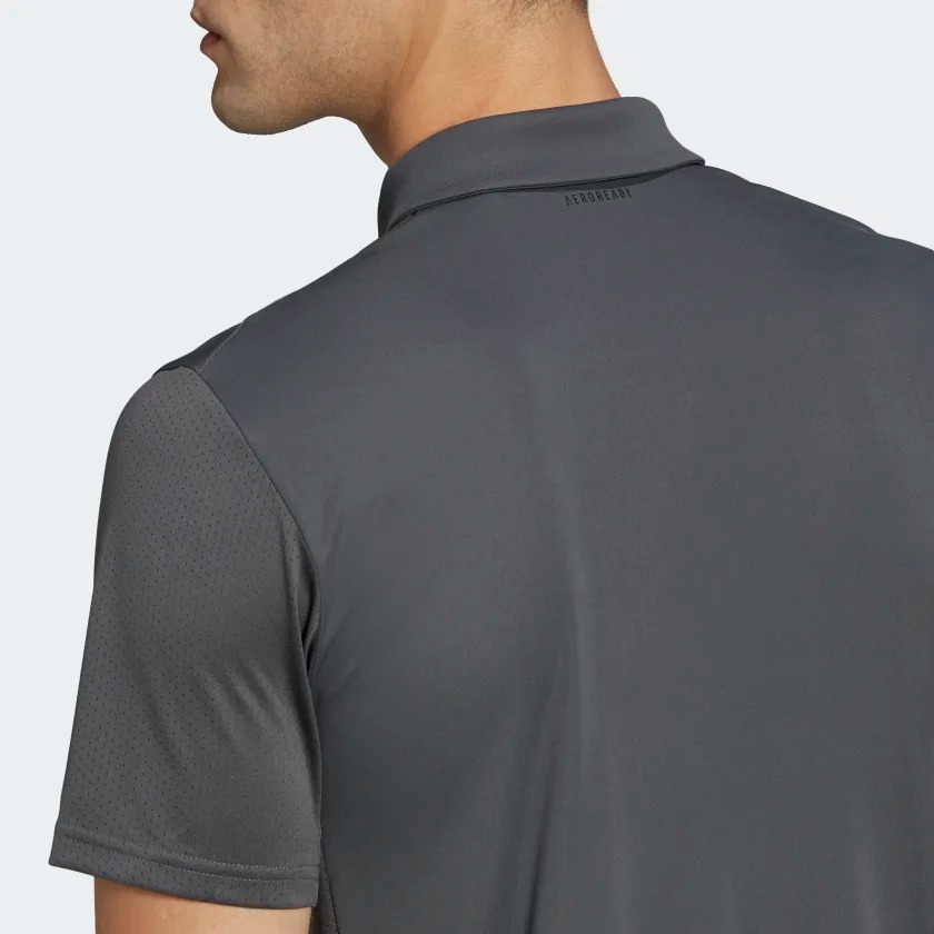 ÁO A.DIDAS POLO 3 SỌC TENNIS, VẢI MAY CÔNG NGHỆ PRIMEGREEN TOÁNG MÁT  #HB8028