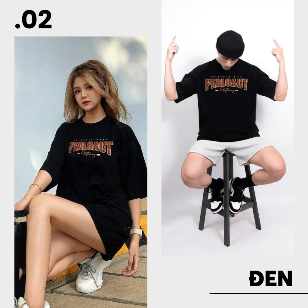 Áo Thun Unisex PEALO ZEBRA áo phông nam nữ basic cotton 4 chiều cao cấp