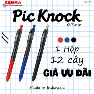 Viết bi bấm pic knock - zebra - 1 cây