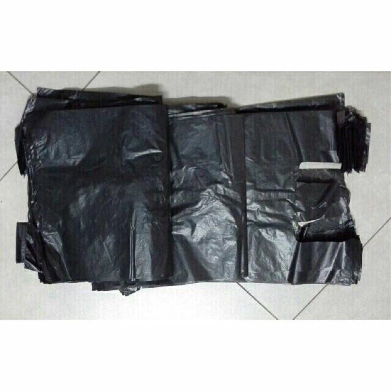 1kg túi bóng đen siêu mỏng, siêu dai dùng để đóng hàng, đựng rác