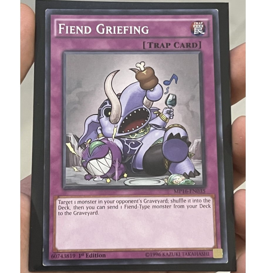[Thẻ bài Yugioh] Fiend Griefing - MP16-EN035 - Common 1st Edition (US)