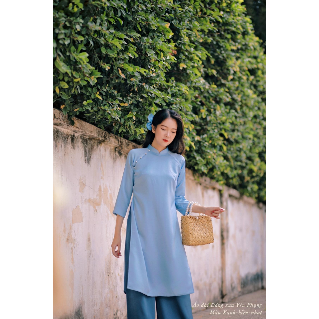 SET ÁO DÀI TRƠN LỤA NGỌC HOT TÊT 2023