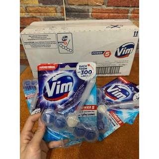 Viên Treo Bồn Cầu vim vỉ 4 viên ( HƯƠNG BIỂN XANH )