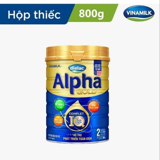 Sữa bột dielac alpha gold 2 - lon 800g (cho trẻ từ 6 - 12 tháng tuổi