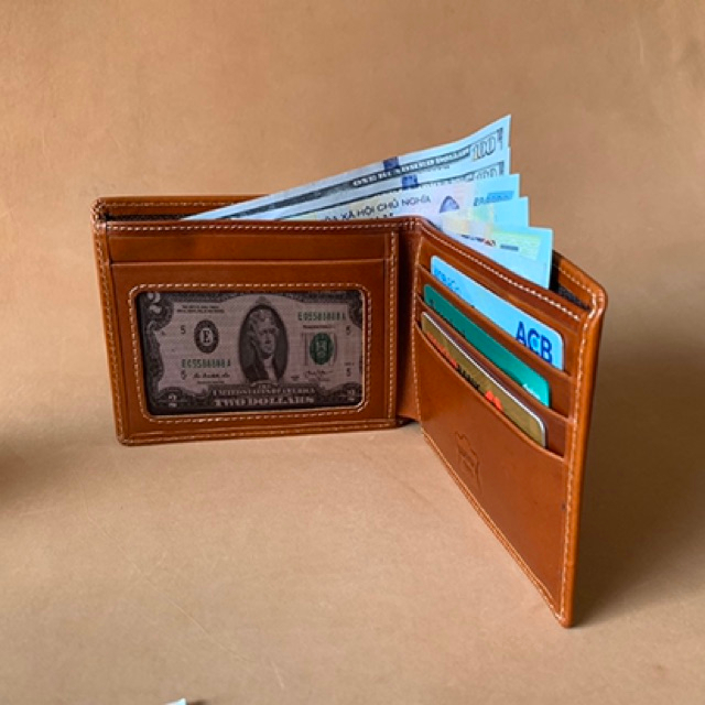 Bóp Ví Nam Chất Liệu Da Bò Cao Cấp