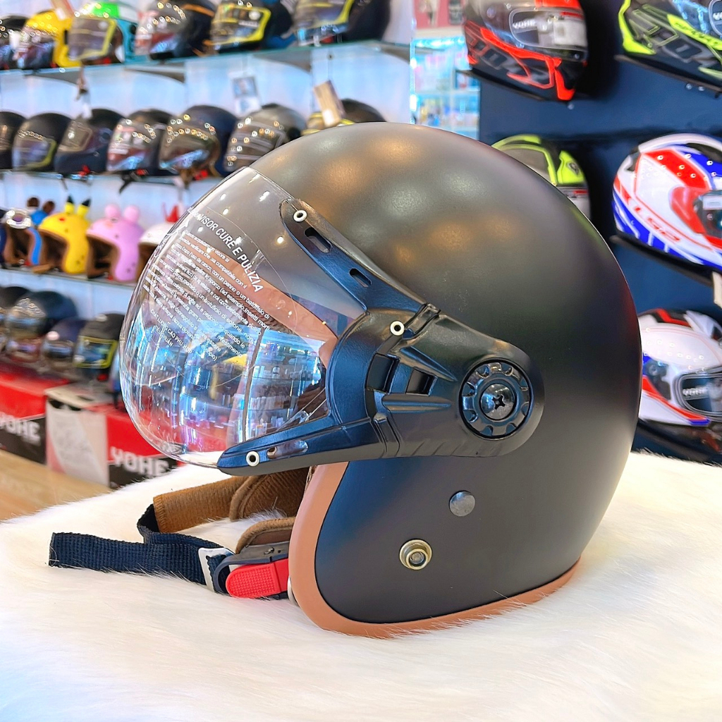 Nón Phượt 3/4 Kính Càng Chống Tia UV Hàng Cty