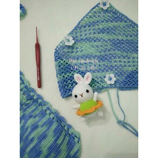 [Handmade] Móc khóa thỏ làm bằng len