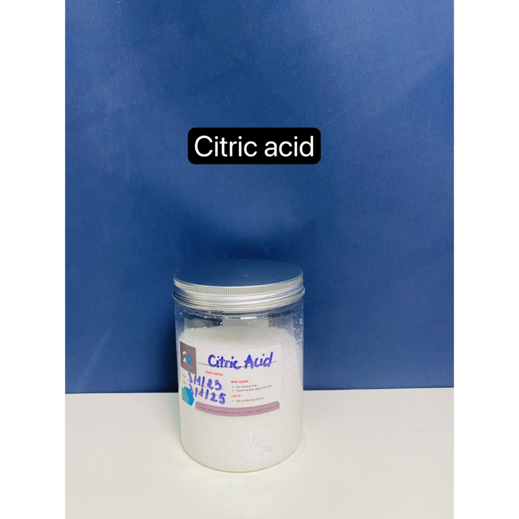 100g Citric Acid - Axit Chanh Điều Chỉnh pH - Nguyên Liệu Mỹ Phẩm