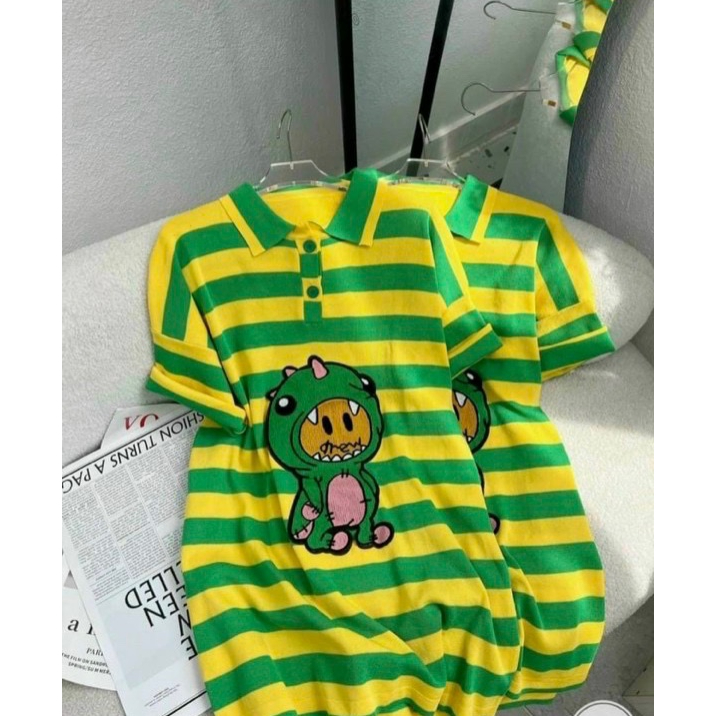 Đàm Len Kẻ Sọc Khủng Long Momgita Bigsize Quỳnh Anh Từ 50kg Đến 100kg (M/L/XL/XXL)