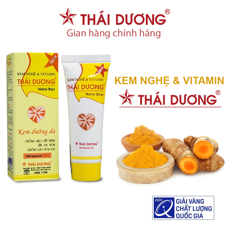 Kem nghệ dưỡng ẩm da Thái Dương khối lượng 20g tái tạo tế bào da mới, giảm thâm, mờ sẹo, hỗ trợ mờ nám